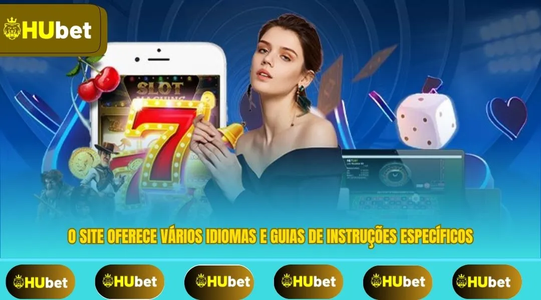 O site oferece vários idiomas e guias de instruções específicos